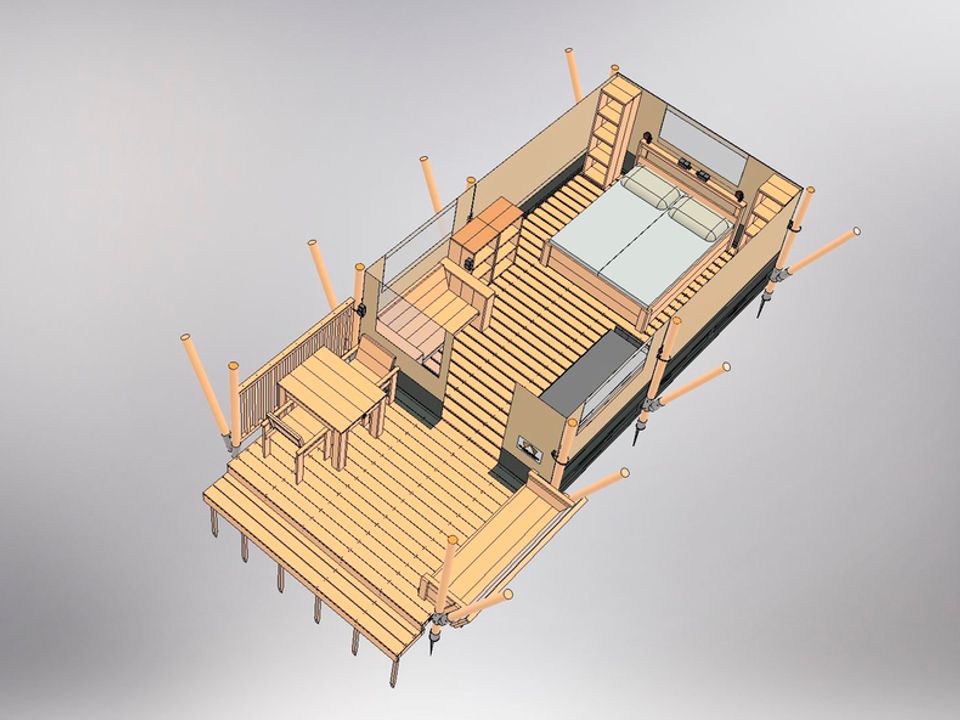 L'Air du Temps - Lodge - Lodge 2 personnes - TOILE ELEVATION