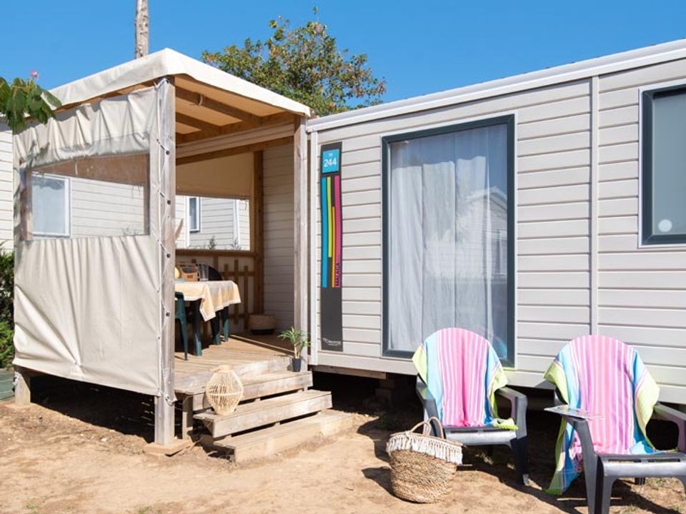 Camping Club Les Brunelles - MS Vacances - Mobil home - Mobilhome 4 personnes - Malaga CONFORT Climatisé