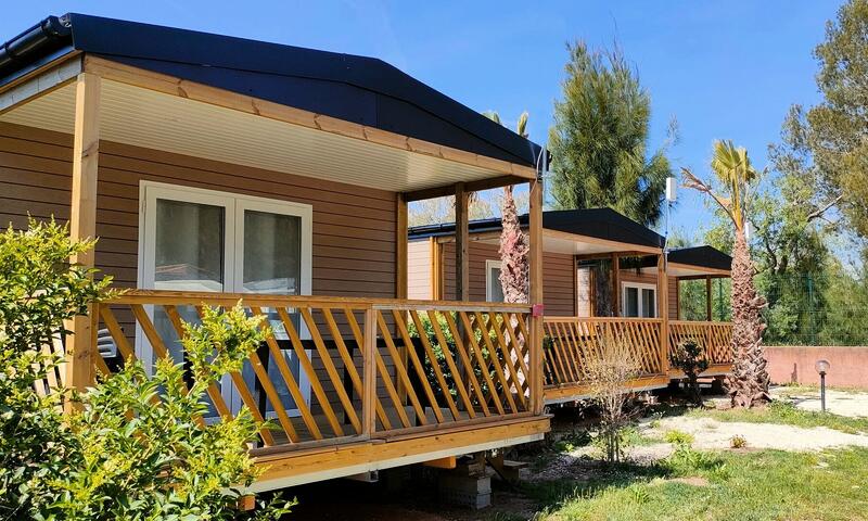 Les Palmiers - Mobil home - Mobil-Home California Standard 3 Pièces 4 Personnes Climatisé + TV