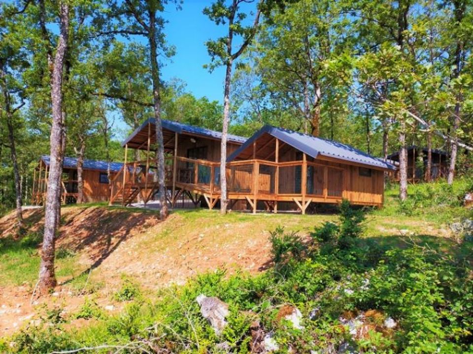 La Truffière - Châlet - Chalet 7 personnes - 2 CABANES RELIEES PAR UNE PASSERELLE