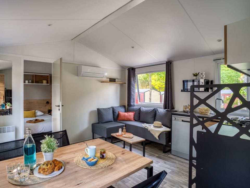 Séquoïa Parc - Mobil home - Mobilhome 6 personnes - Cottage Privilège Plus TV LV Clim - 3 ch 2 sdb - 6 pers