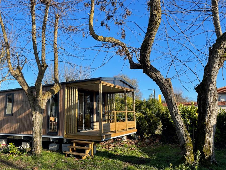 Le Petit Pont - Mobil home - Mobilhome 6 personnes - Standing 28m2 + terrasse intégrée 8m2 4/6 pers