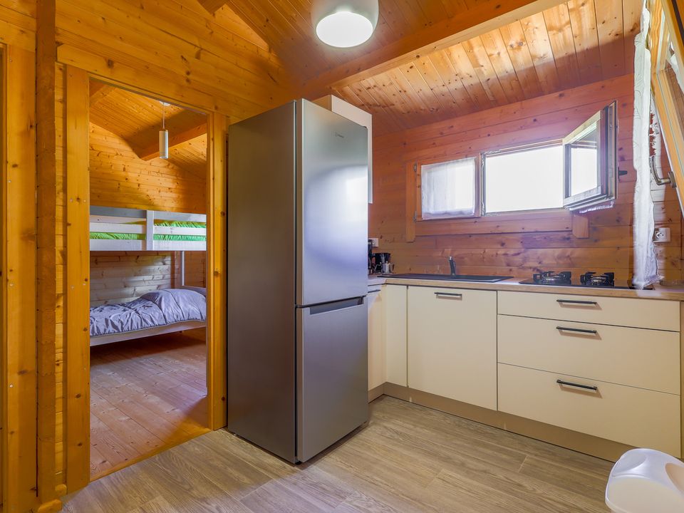 Torraccia - Châlet - Chalet 4 personnes - Chalet Bois Nature Confort 25 m² avec clim (M)