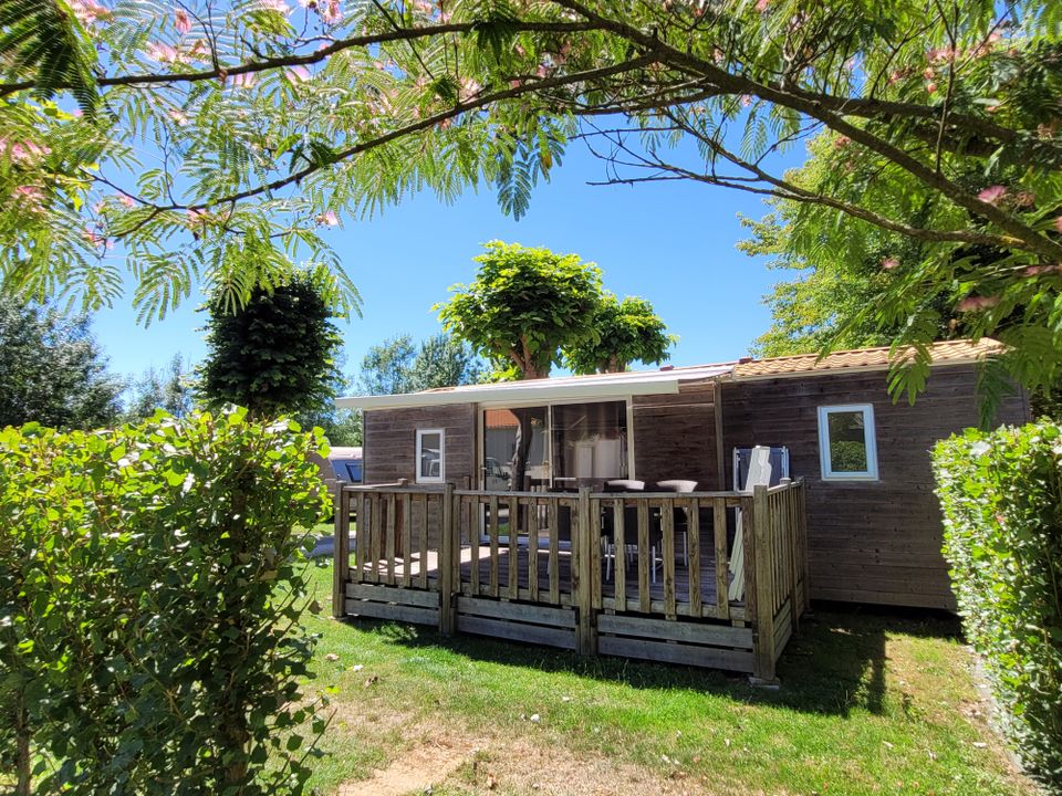 La Venise Verte - Mobil home - Mobilhome 4 personnes - CONFORT 33 m² (2 chambres) + Terrasse + TV