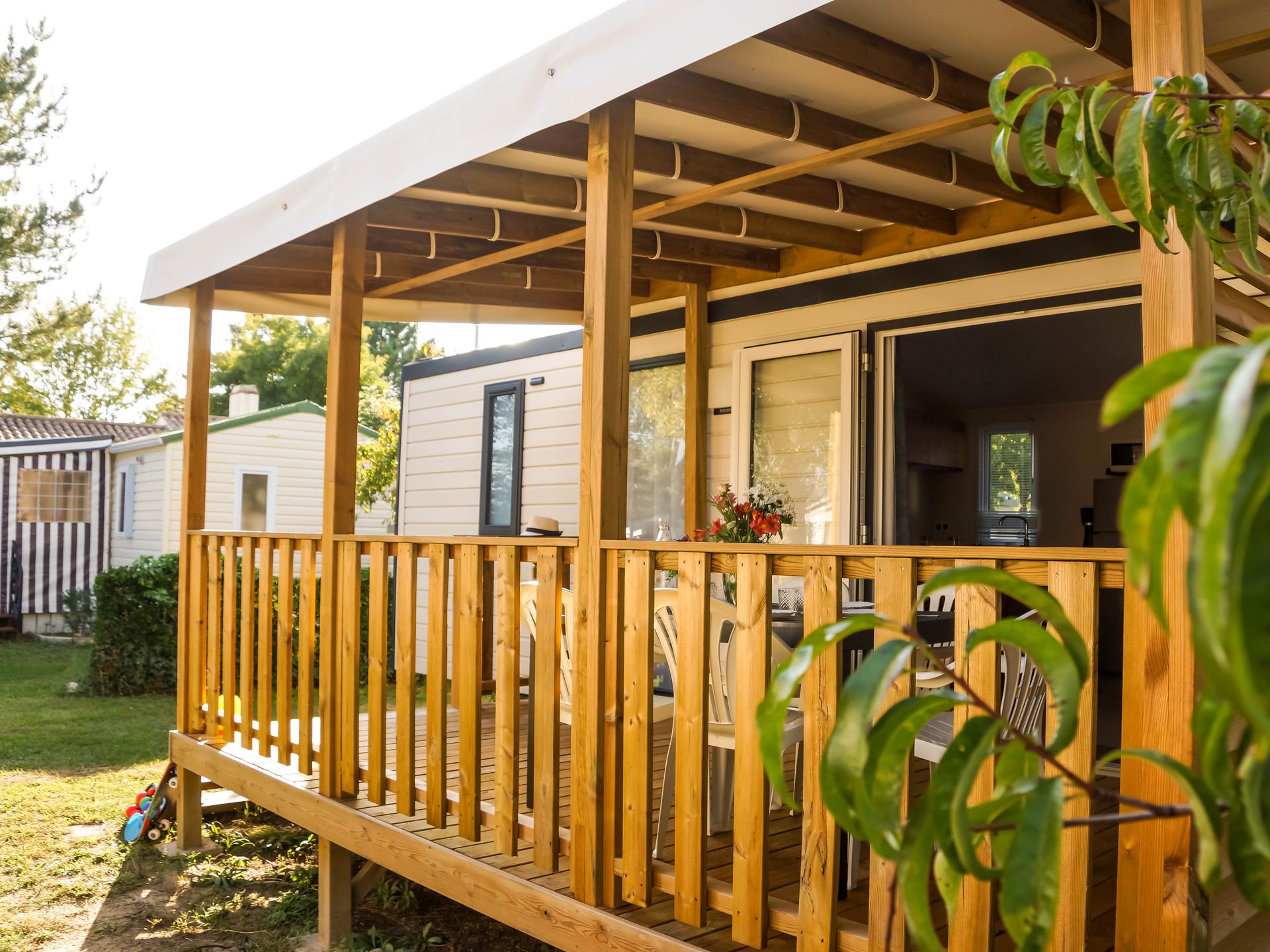 Le Lagon Bleu - Mobil home - Mobile home Toscane 2 chambres avec terrasse