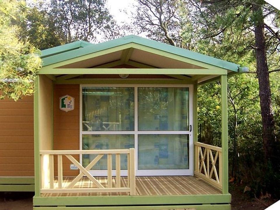 Lou Cabasson - Châlet - Chalet 2 personnes - la Favière - terrasse couverte