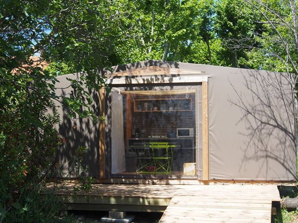 Camping Les Bois Flottés - Tente meublée - Tente 4 personnes - Maori Eco Tente