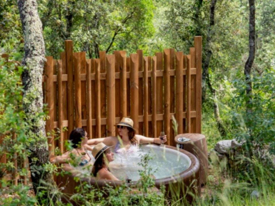 Domaine D'anglas - Mobil home - Mobilhome 4 personnes - WINE COTTAGE avec Jaccuzzi