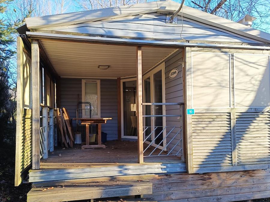 Camping la Marmotte - Mobil home - Mobilhome 4 personnes - Mobil-home - 29 m² - 2 chambres - terrasse intégrée