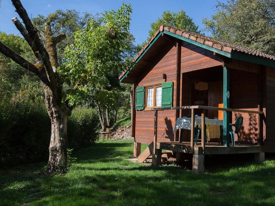 Camping de Collonges-la-Rouge - Châlet - Chalet 4 personnes - Mini-Chalet Olga sans sanitaires