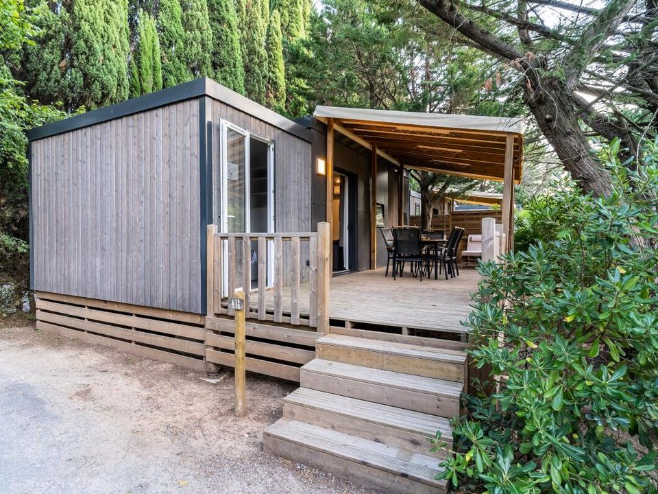 Ecolodge l'Etoile d'Argens - Mobil home - Mobilhome 6 personnes - 4 Pièces 6 Personnes Climatisé + TV