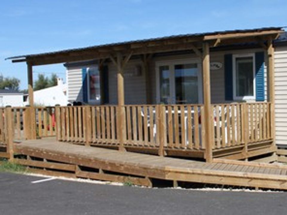 Le Clos du Rhône - Mobil home - Mobilhome 5 personnes - Cottage 33 m² Mobilté réduite 2 chambres TV/CLIM