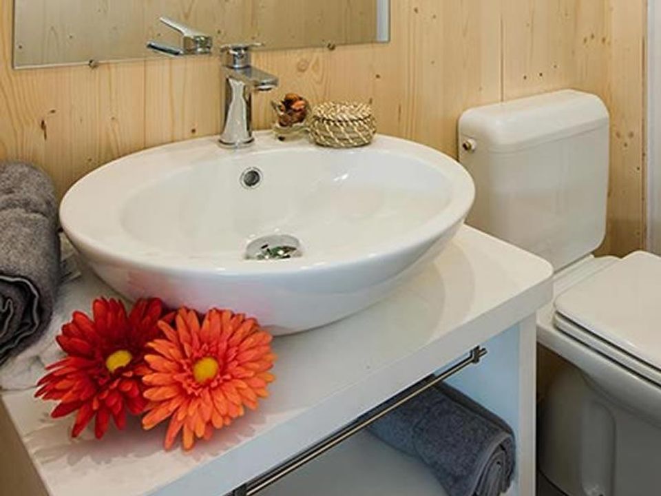 Ultima Spiaggia - Mobil home - Tente en toile et en bois 4 personnes - Country Lodge