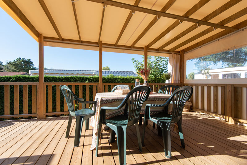 Camping Club La Côte Sauvage - MS Vacances - Mobil home - 4p - Cottage Olbia CONFORT climatisé