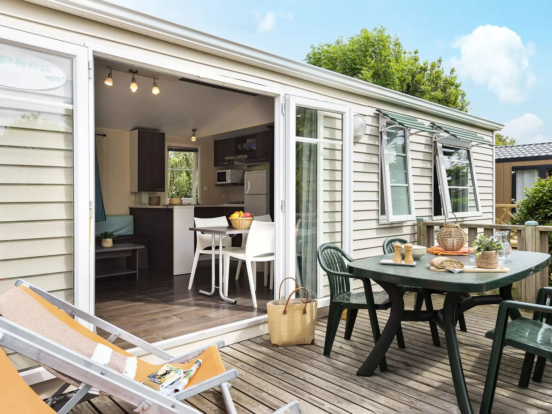 Campiotel des Dunes - Mobil home - Confort 4 Pièces 6 Personnes + TV