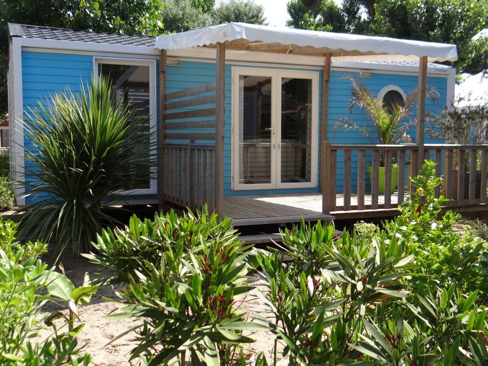 Le Bois Verdon - Mobil home - Mobilhome 5 personnes - PITAYA - 28 m²- 2 chambres- terrasse semi-couverte