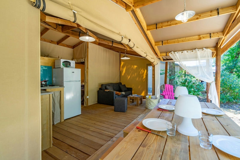 Camping Club Le Vivier - MS Vacances - Lodge - 6p - Lodge Bali