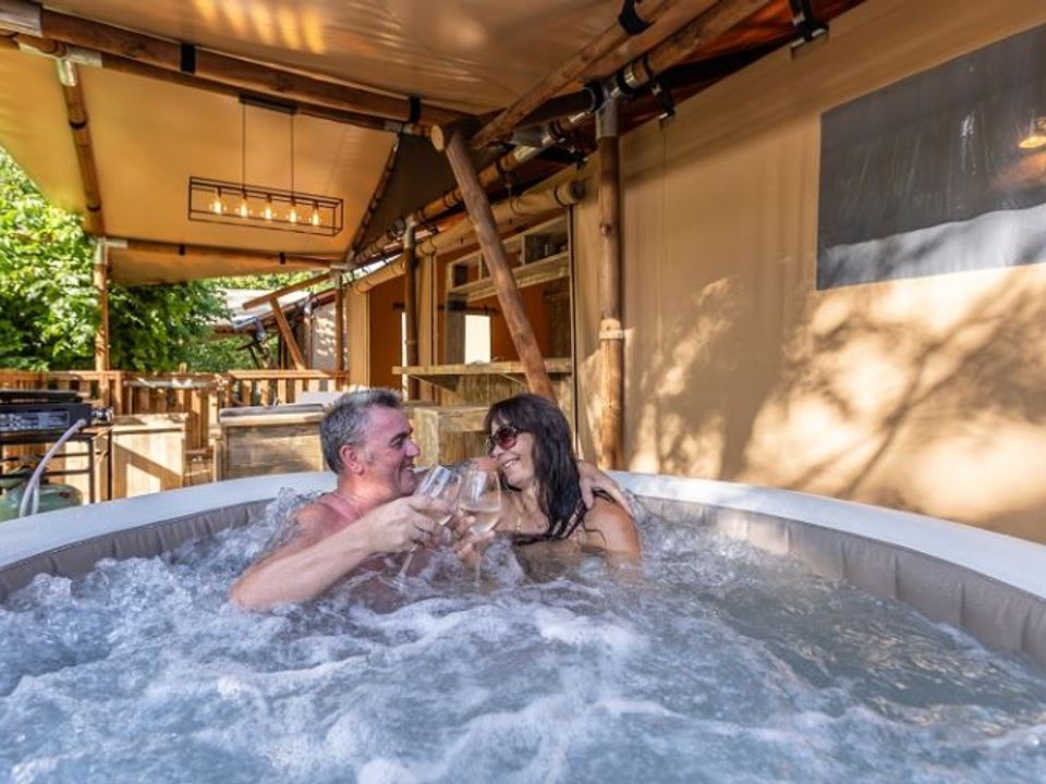 Aloha Plage - Mobil home - Hébergement 6 personnes - Chalet luxury SPA 6pers