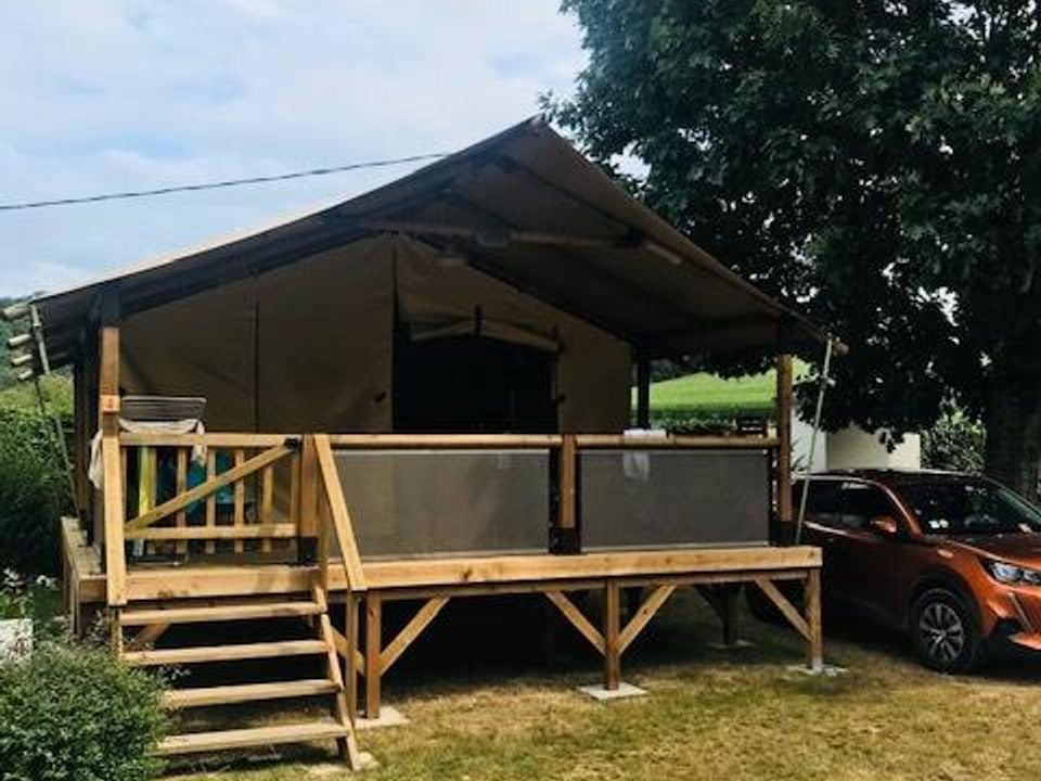 L'arradoy - Tente meublée - Tente en toile et en bois 5 personnes - Lodge Bali 3 Pièces 4/5 Personnes L'arradoy - Tente meublée - Tente en toile et en bois 5 personnes - Lodge Bali 3 Pièces 4/5 Personnes