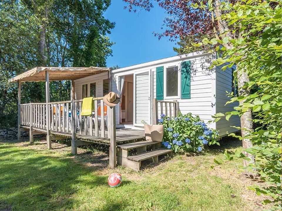 Les Bruyères - Mobil home - Mobilhome 5 personnes - CLASSIC 27-2 - maxi 4 adultes - TV, 2 chambres, environ 27m²