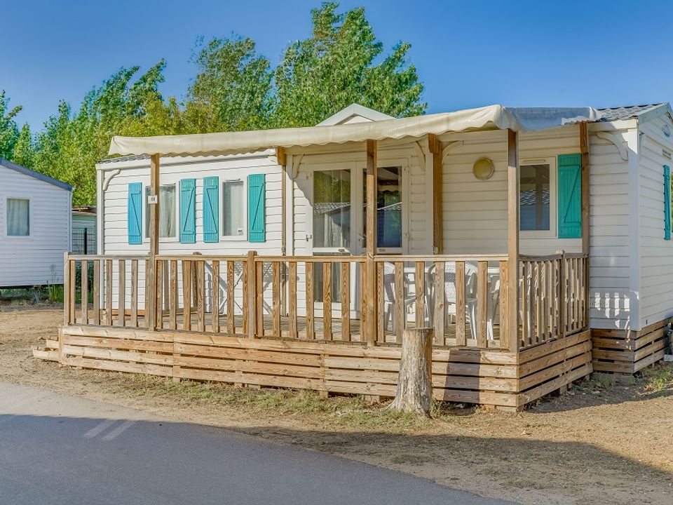 L'Occitan - Mobil home - Mobilhome 6 personnes - CONFORT 2 chambres - TV