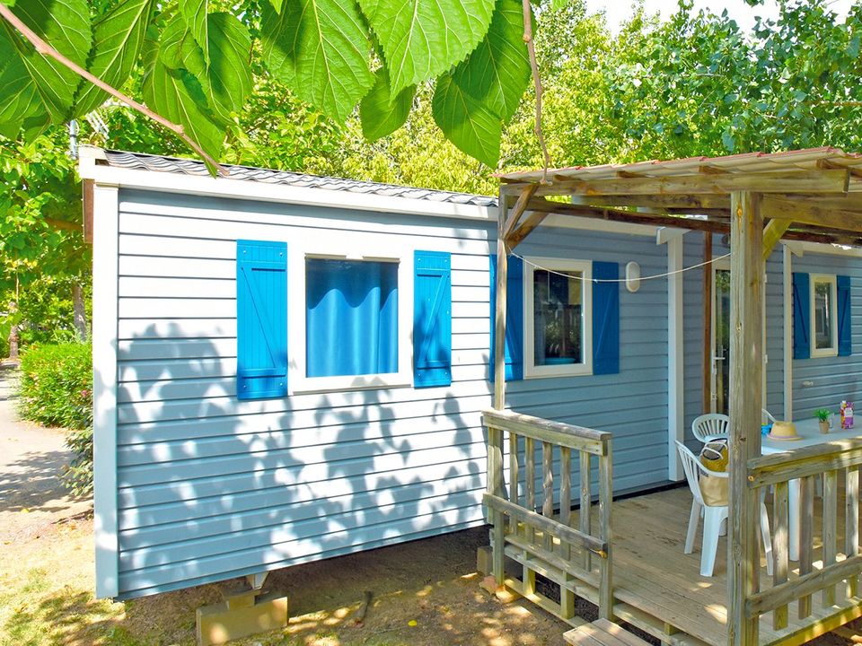 Les Salisses - Mobil home - Mobilhome 8 personnes - Mobil Home 3 chambres 6/8 personnes Clim TV