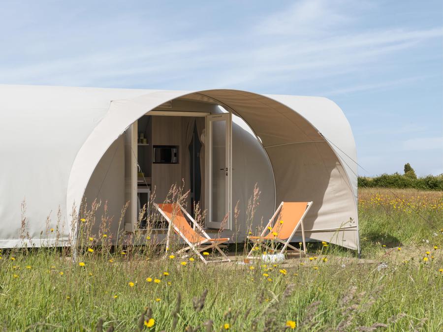 Cerquestra - Tente meublée - Tente en toile et en bois 4 personnes - COCO SWEET