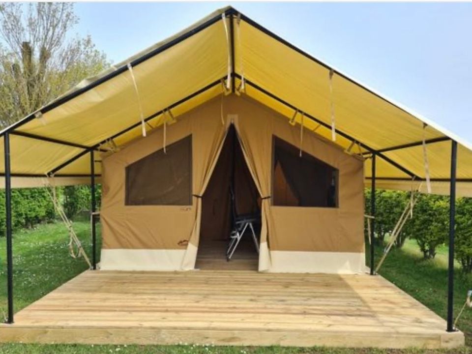 Le Rivage - Mobil home - Tente en toile et en bois 4 personnes - Tente Safari