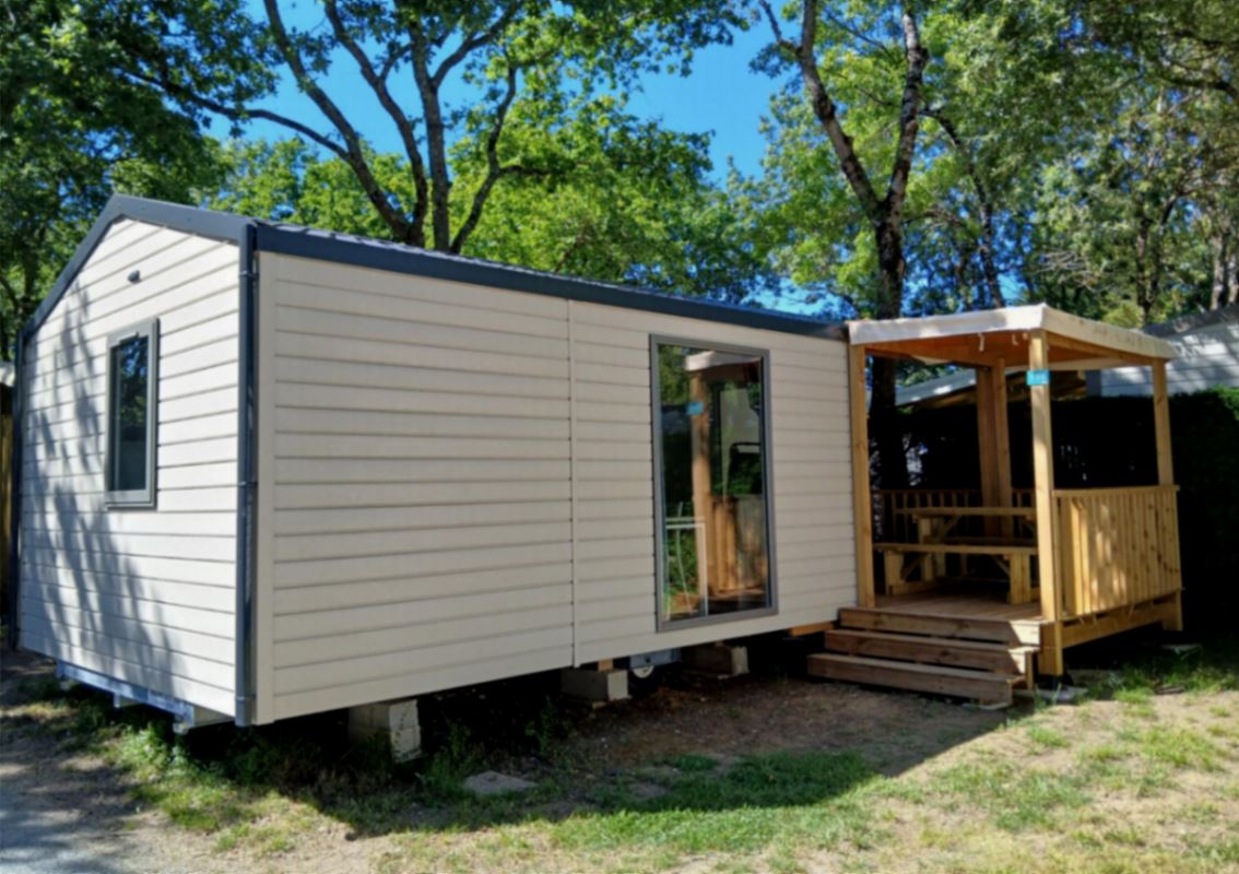 Les Flots Bleus - Mobil home - Mobil-home Evasion+ 5 personnes 2 chambres 23m²