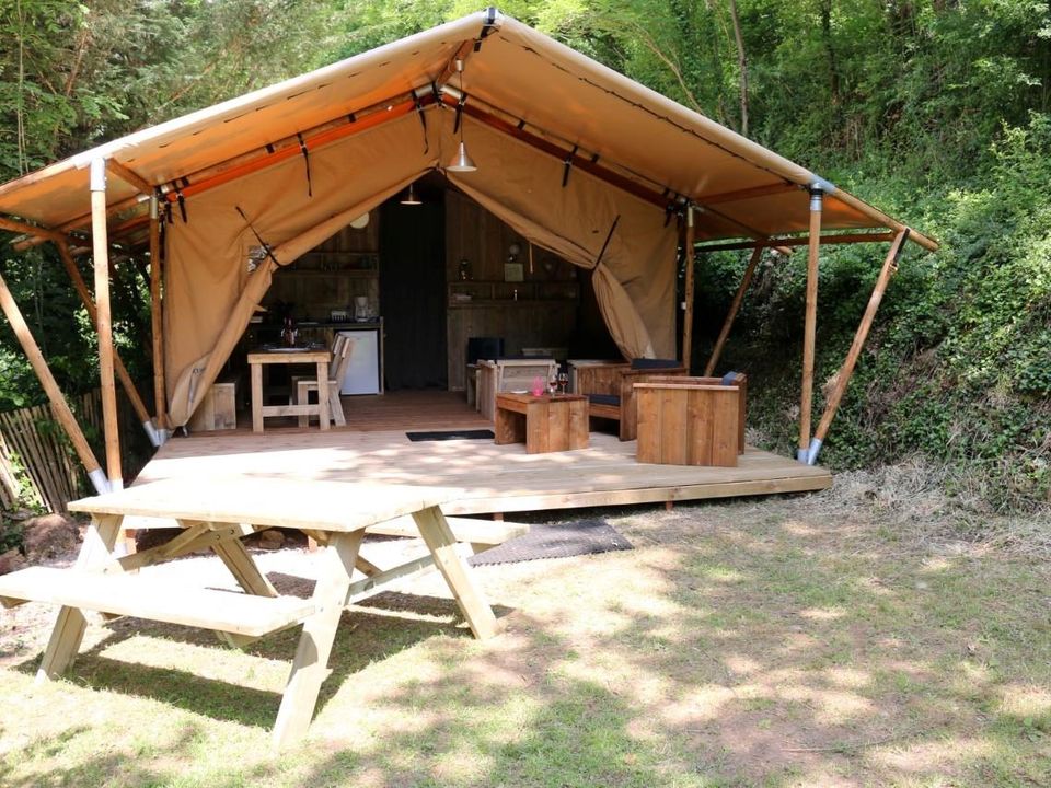 Le Moulin De Chaules - Tente meublée - Tente 6 personnes - SAFARI LODGE LUXE
