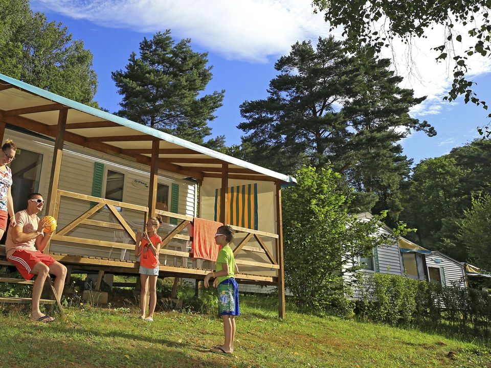 Les Reflets du Quercy - Mobil home - Mobilhome 4 personnes - Loggia Confort 27m² - Climatisation TV
