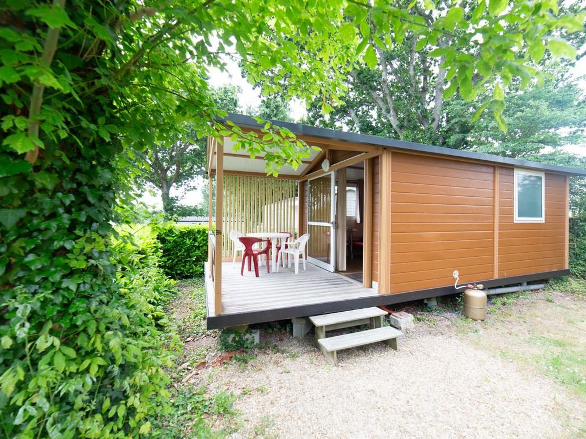 La Plage - Châlet - Chalet TRIANON n°1 - 20m² - 1 chambre - Terrasse couverte -