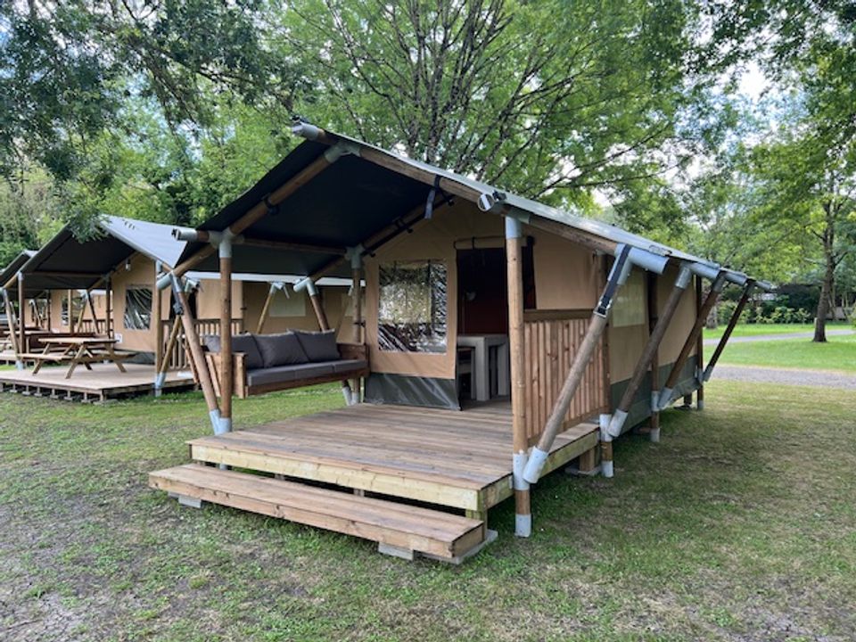 La Vallée de l'Indre - Tente meublée - Tente 2 personnes - Tente Safari Outstanding sans sanitaire