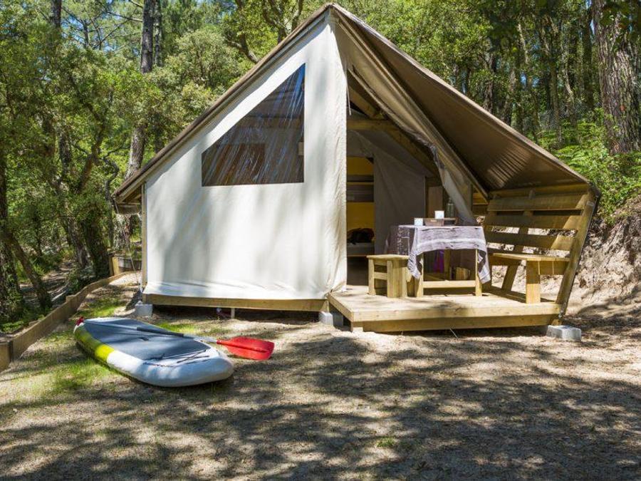Saint Tro'Park - Lodge - Lodge 4 personnes - Tente Écolodge Confort 17m² (2 chambres) - sans sanitaires