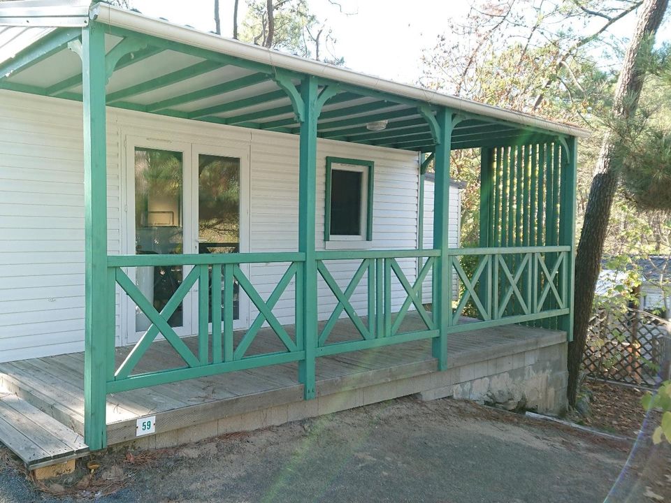 La Siesta - Châlet - Chalet 7 personnes - CHALET OCÉAN 2 CHAMBRES + 1 CHAMBRE EN ANNEXE