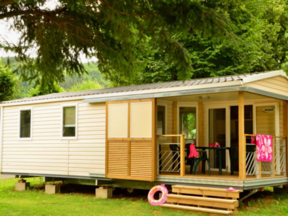 L'Europe - Mobil home - Mobilhome 6 personnes - CONFORT TERRASSE COUVERTE 29M² dim/dim