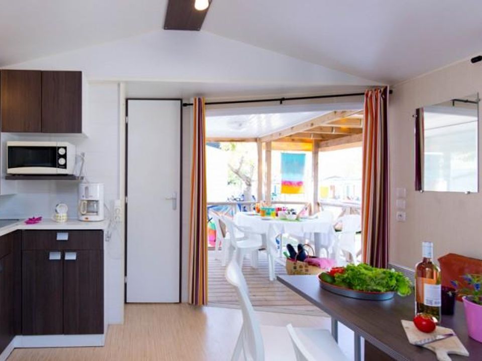 International et Spa - Mobil home - Mobilhome 4 personnes - Hawaï 32 m² - 3 pièces - 2 chambres