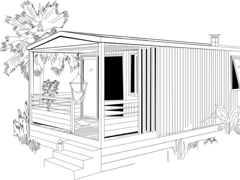 Le Royan - Mobil home - Mobilhome 6 personnes - Living