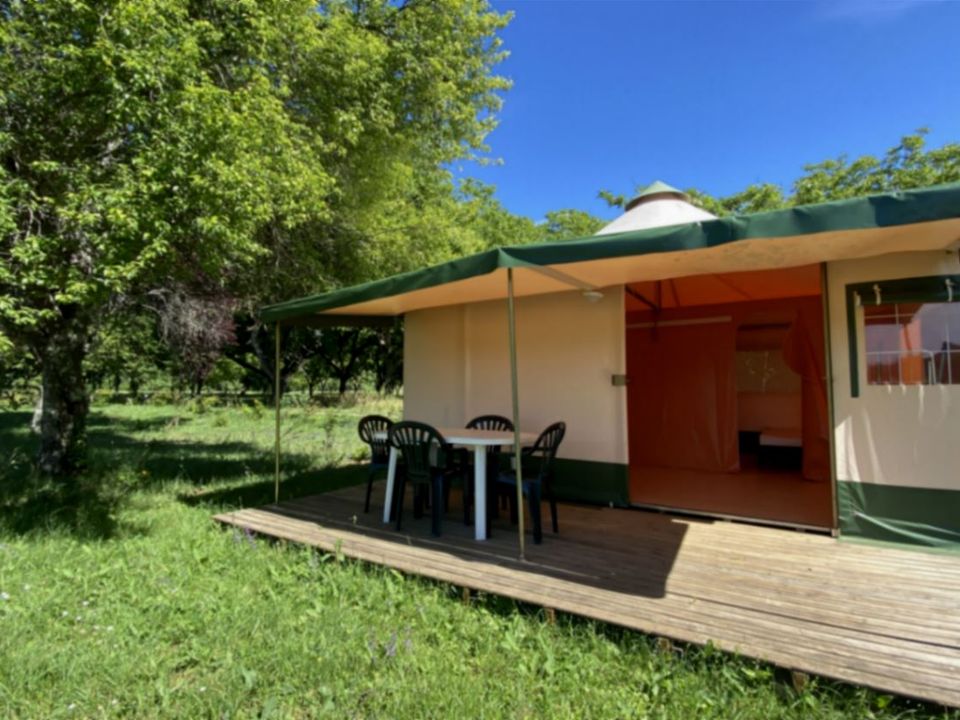Le Céou - Bungalow - Bungalow toilé 4 personnes - 2 chambres (sans sanitaire)