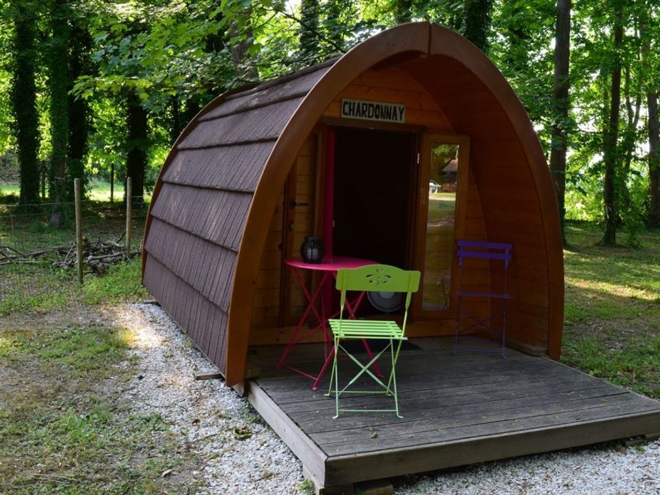 Village de la Champagne - Mobil home - Insolite 3 personnes - GRAND POD sans sanitaire ni cuisine
