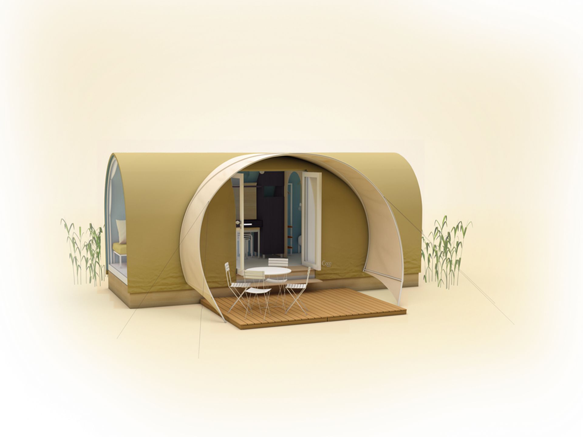 Le Préjoly - Tente meublée - COCO SWEET sans sanitaires