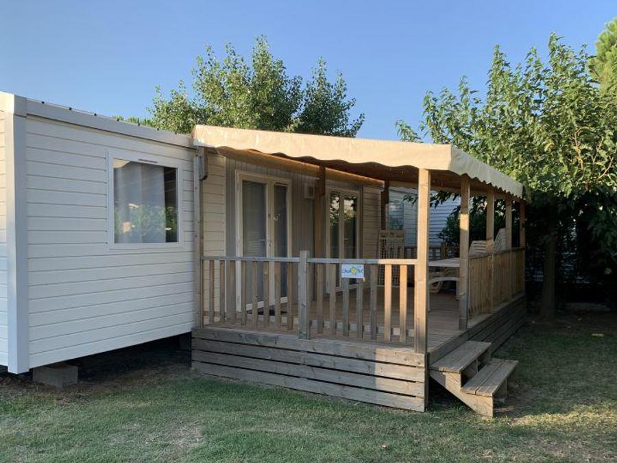 Camping Club Verébleu - Mobil home - Mobilhome 8 personnes - C- Mobil-home Quatro - 4 chambres climatisé