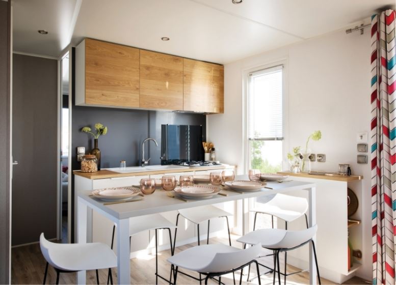 Le Nid d'été - Mobil home - Mobil-home Mahana 6 personnes 3 chambres 33m²