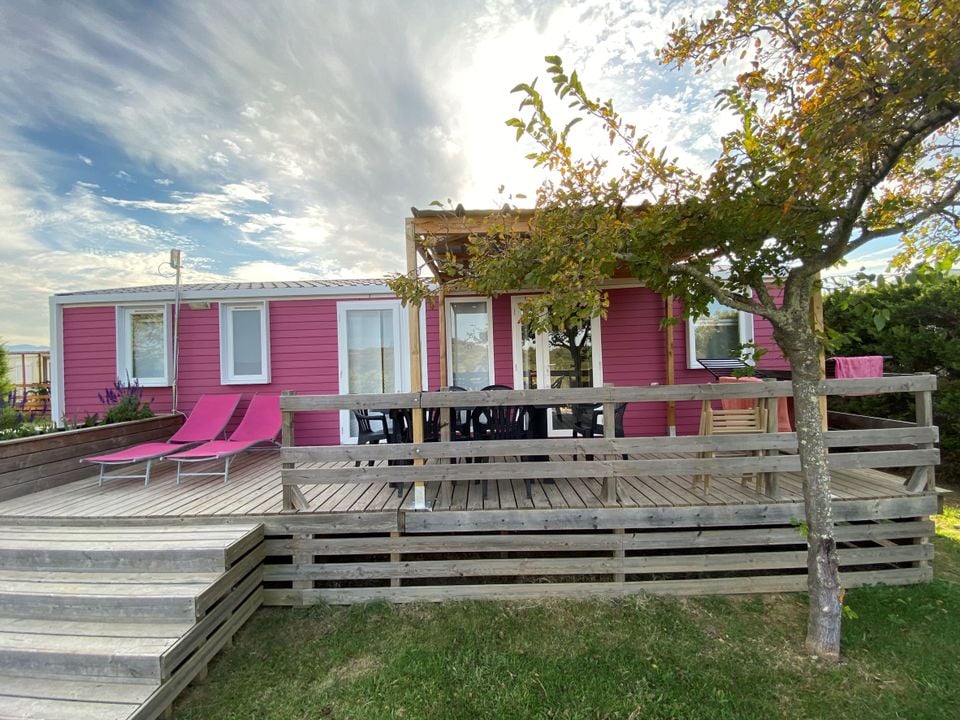 Le Mas Llinas - Mobil home - Mobilhome 6 personnes - O HARA 40 m² 3 chambres 2 wc / 2 salle de bains