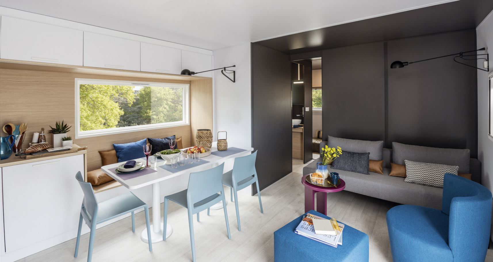 Nantes Camping - Mobil home - Cottage Carrousel 2 chambres 2 SDB