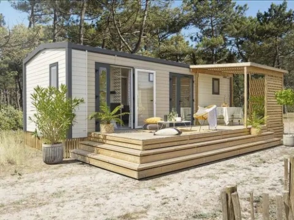 Les Charmes - Mobil home - Mobilhome 4 personnes - PREMIUM "PLUS" 2CH 4 Pers