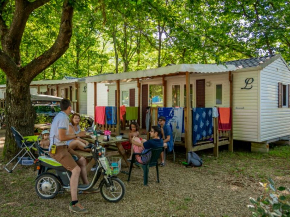 Les Plans - Mobil home - Mobilhome 4 personnes - Cottage Luxe 2 chambres - (samedi/samedi)