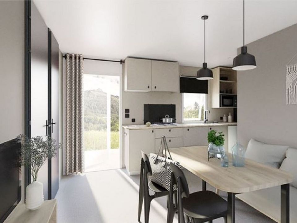 Tastesoule - Mobil home - Mobilhome 4 personnes - EDEN TV 2 chambres 26M2
