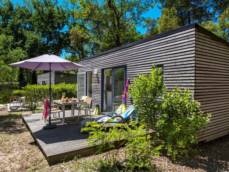 Les Deux Etangs - Mobil home - Mobilhome 4 personnes - Mobil-home Confort 29m² 2 chambres + terrasse + serviettes et draps + TV