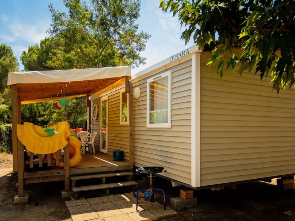 Le Trivoly - Mobil home - Mobilhome 6 personnes - Mobil-home caraïbes climatisé - 2 chambres